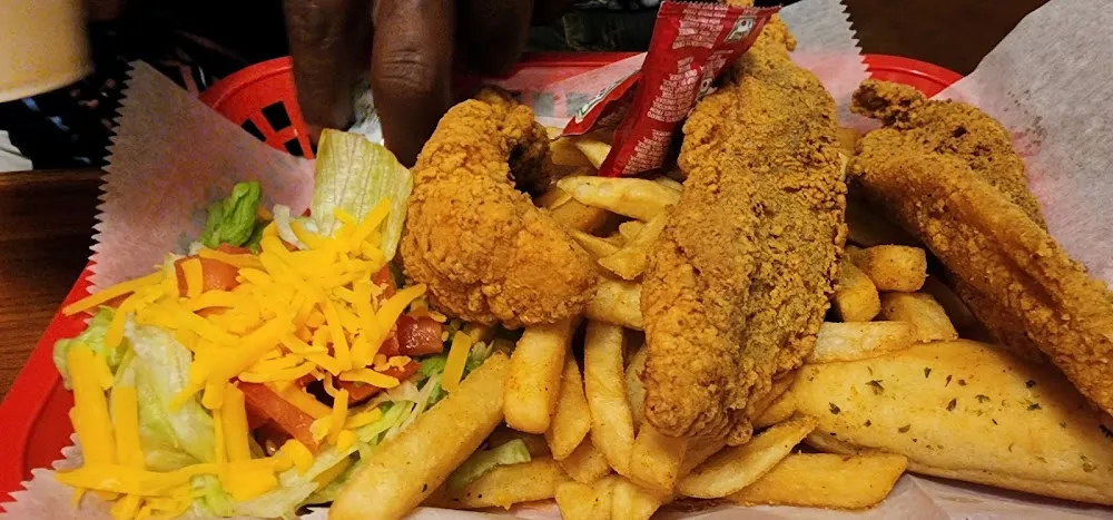 Catfish with Fries